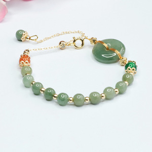 Pulseira de Segurança Ximang Ximang Shinzue Jade Oil Green com Fivela, Atacado, Entrega Imediata S3103008 - Product Image 2