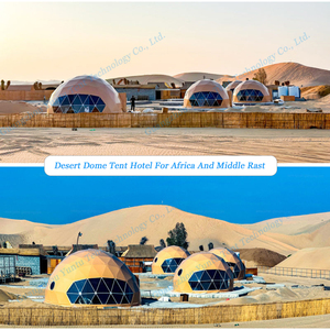 2 plantas Pod al aire libre impermeable Camping 4M-40m bola redonda lujo Glamping geodésico desierto iglú cúpula tienda casa - Product Image 3