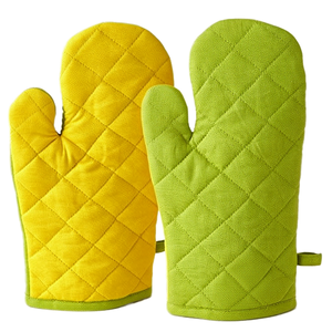 Guantes de Cocina Resistentes al Calor, 100% Algodón, Forro Transpirable, Aptos para Lavavajillas, Lavables, Estilo Clásico Estampado, Venta al Por Mayor - Product Image 1