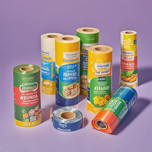 <span class=keywords><strong>Film</strong></span> plastique étanche à l'humidité de qualité alimentaire à haute barrière pour les rouleaux de Sachet d'emballage de lait de collation de nourriture pour animaux de compagnie humide avec sacs Ziplock - Product Image 5