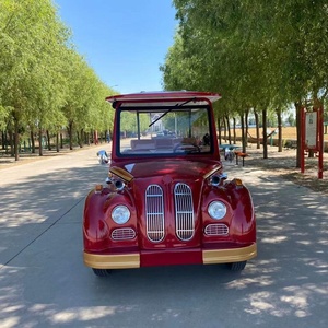 Voiture électrique de tourisme vintage personnalisable DZY, carrosserie métallique, <span class=keywords><strong>alternateur</strong></span> 4000W, 11 places, vitesse 30-40 km/h <span class=keywords><strong>pour</strong></span> les attractions touristiques - Product Image 3