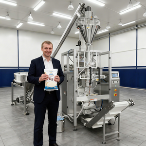 Máquina Multifuncional Vertical Automática para Llenar y Empacar Bolsas de Harina para <span class=keywords><strong>Pan</strong></span>, Máquina Empacadora de Bolsas de <span class=keywords><strong>Levadura</strong></span> en Polvo - Product Image 1