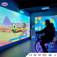 Simulador de Ciclismo AR, Proyector Interactivo para Bicicletas, Solución Interactiva Llave en Mano para Centros de Juego Interactivos