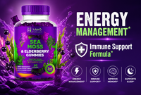 Gummies aux champignons Lion's Mane, Reishi, Chaga et Cordyceps, complément alimentaire fonctionnel pour améliorer la mémoire, le sommeil et l'énergie.