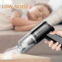 Aspirateur à main sans fil électrique rechargeable par USB mini portable à double usage faible bruit forte aspiration filtre HEPA pour hôtel