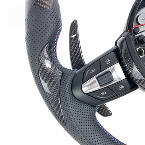 Volante LED F10 Personalizado para BMW Serie 5 F10 - Serie 7, M5, <span class=keywords><strong>M8</strong></span>, M6, F01, F02, F03, F12, F13 con Palancas de Cambio - Product Image 5