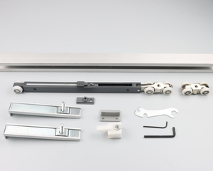 Ammortizzatore idraulico di chiusura morbida <span class=keywords><strong>per</strong></span> la porta interna invisibile con profilo in alluminio <span class=keywords><strong>per</strong></span> il sistema di <span class=keywords><strong>porte</strong></span> scorrevoli in legno - Product Image 2