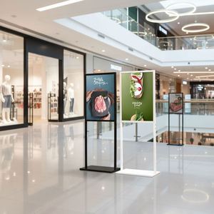 Poster Indoor 1080P Advertising Portable Digital Display Iron <b>Frame</b> Signboard - Product Image 4