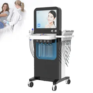 Synogal factory price vertical 13 in 1 fractional RF hydro facial machine crystal microdermabrasion machine