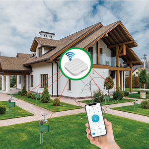 Aplicación inalámbrica inteligente Tuya, temporizador de agua inteligente, rociadores, sistema de controlador ZigBee de riego por goteo para plantas de césped y jardín - Product Image 6