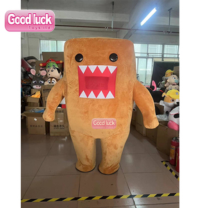 Vente en gros usine : Ours en peluche amusant, mignon, style Domo-kun, avec vêtements <span class=keywords><strong>de</strong></span> cosplay amusants - Product Image 3