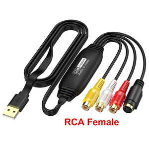 Carte de capture vidéo USB, adaptateur de capture audio VHS TV DVD VCR, convertisseur vidéo RCA vers USB pour <span class=keywords><strong>Mac</strong></span> PC - Product Image 1