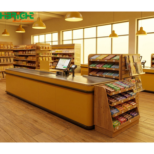 Modern Retail <b>Checkout</b> <b>Counter</b> POS Cashier Desk Store Billing <b>Counter</b> for Grocery Convenience Store - Product Image 4