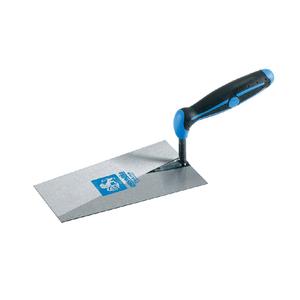 AUSONIA Carbon Steel <b>Square</b> Point bricklayer Trowel <b>tool</b> 20 cm Made In Italy With Bi Material Plastic Handle - Product Image 1