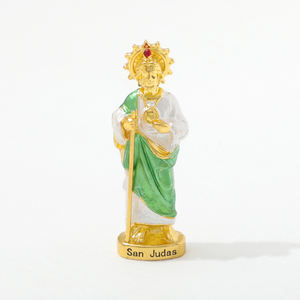 Религиозные металлические украшения Статуя Сан-Иуды, скульптура разных цветов автомобиля, украшения для дома, церкви, RN-275 - Product Image 6