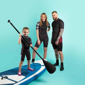 <span class=keywords><strong>Combinaison</strong></span> en néoprène pour hommes, tenue courte de plongée, super élastique, de natation et de surf, 3mm, nouveau design - Product Image 6
