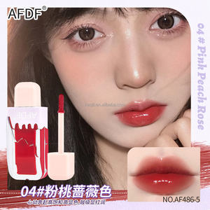 <span class=keywords><strong>ADAF</strong></span> Marca Venta directa de fábrica Etiqueta privada Impermeable Hidratante Jelly Lip Tint Brillante Helado Líquido Lip Glaze - Product Image 1