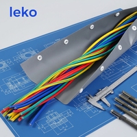 Gestion des câbles, gaine flexible en PVC à bouton-pression, protection de câbles robuste personnalisée, accessoires de câblage industriel, kit UL94-V0 220V Leko