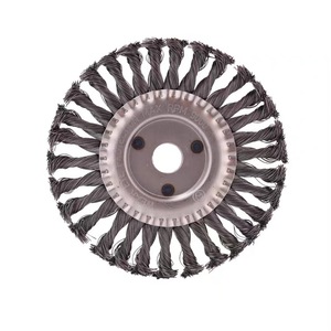 Directo <span class=keywords><strong>de</strong></span> fábrica, rueda <span class=keywords><strong>de</strong></span> alambre Industrial <span class=keywords><strong>de</strong></span> 100mm, cepillo <span class=keywords><strong>de</strong></span> boca <span class=keywords><strong>de</strong></span> campana <span class=keywords><strong>de</strong></span> alambre plano trenzado alto, tipo <span class=keywords><strong>de</strong></span> disco abrasivo para pulir <span class=keywords><strong>y</strong></span> pulir - Product Image 1