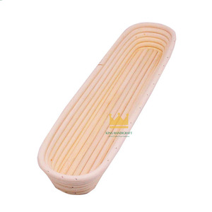 Natural Rattan Oval Banneton <b>Bread</b> Proofing <b>Basket</b> Eco-Friendly Sourdough Dough Rising <b>Basket</b> Bakery Supplies - Product Image 3