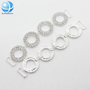 Chaîne <span class=keywords><strong>en</strong></span> <span class=keywords><strong>diamant</strong></span> de 150 mm, accessoires de bikini, connecteurs de maillot de bain, breloque, boucle <span class=keywords><strong>en</strong></span> strass pour costume de compétition de musculation - Product Image 5