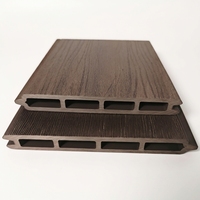 Panneau mural WPC co-extrudé 160 mm ignifuge, imperméable, revêtement imitation bois B1, faible entretien, intérieur/extérieur