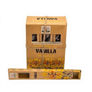 Incienso Smudge en Oferta, Fragancia Popular Orkay, Incienso Aromático Orgánico de Vainilla Hecho a Mano en India, 9 Pulgadas, Estándar, Paquete de 12 Unidades, 30 - Product Image 1