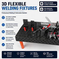 Kit de fixation pour table de soudage 3D flexible, fourni par l'usine, banc de soudage en fonte pour applications générales de fabrication de soudures métalliques
