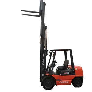 Venta al por mayor de mini montacargas diésel HELI 3T de 3 etapas usados para construcción de ingeniería, movimiento de tierras de 4.5M - Product Image 1