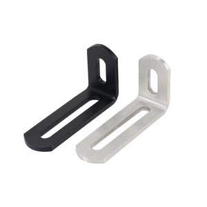 Support d'angle réglable en acier inoxydable à trou allongé, support de fixation à angle droit de 90 degrés pour montage de placard - Product Image 2