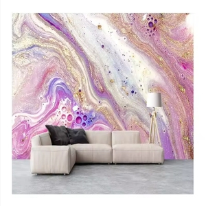 Custom <strong>Purple</strong> Colored <strong>Marble</strong> 3d Mural Bedroom Living Room Sofa Tv Background <strong>Wallpaper</strong> - Product Image 3