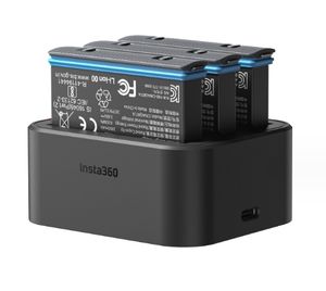 <span class=keywords><strong>Insta360</strong></span> X3/<span class=keywords><strong>One</strong></span> <span class=keywords><strong>X2</strong></span> Batteries Tri-Slot pour caméra d'action avec chargeur rapide de voyage multi-protection - Product Image 1