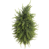 Arbre artificiel de cyprès en cèdre de haute qualité, décoratif pour l'intérieur et l'extérieur, tronc en fer de 38 cm, résistant à l'eau, pour un jardin éclatant de joie.