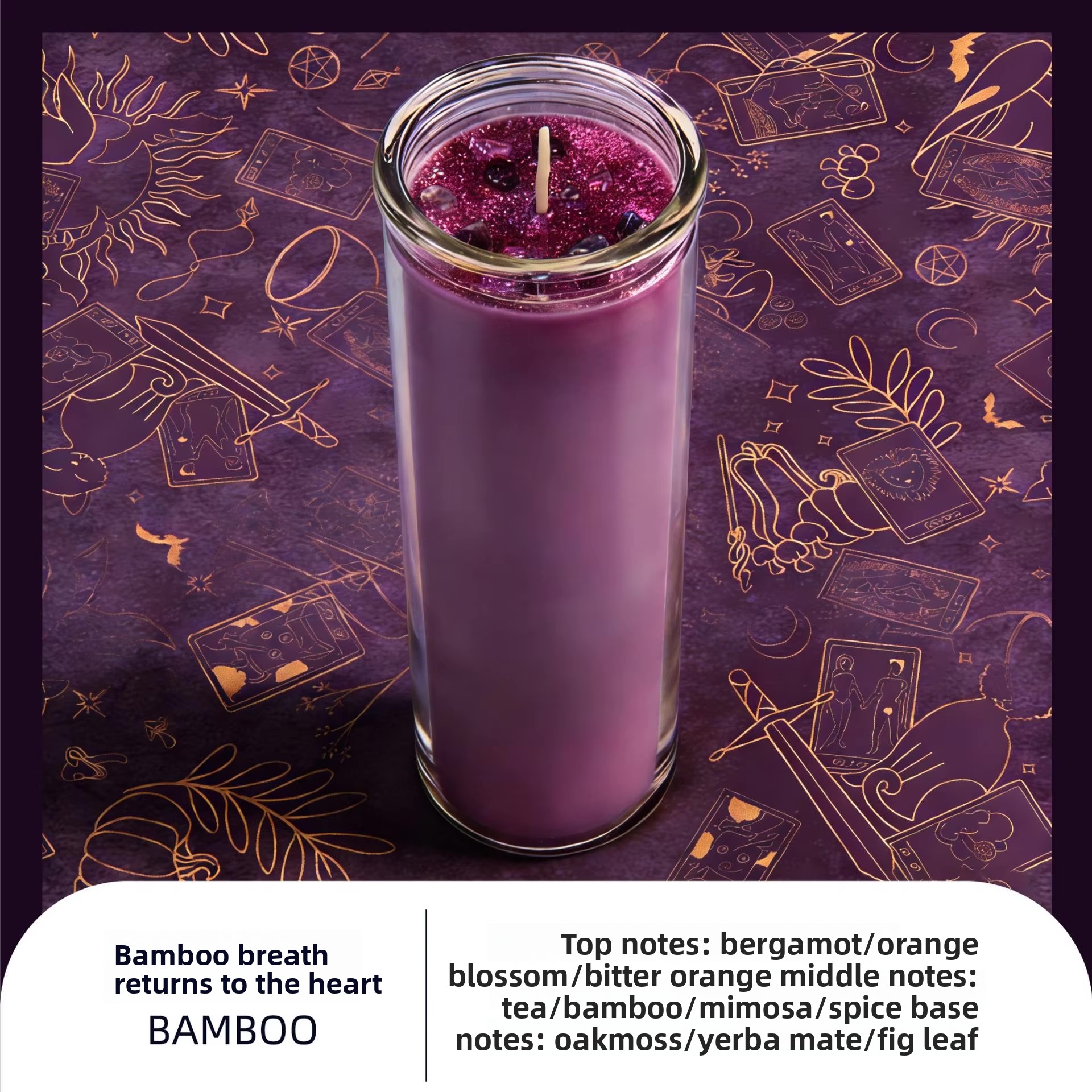 Bamboo breath brings peace to the heart