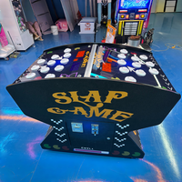 Équipement de divertissement d'intérieur à pièces de monnaie Naughty Beans en gros, boîte en bois, marteau à frapper pour 2 joueurs, jeu avec lumières colorées