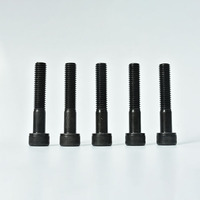 Vis à tête cylindrique à six pans creux (Allen) en acier oxydé noir, classes 12.9, filetage total ou partiel, M12 M14 M16 M18 M20 M22 M24 M27 M30