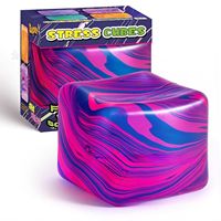 Jouet de relaxation en caoutchouc à rebond lent, design attrayant, très vendu, en forme de bloc de glace fluide et de maltose, unisexe, à partir de 14 ans, fabriqué en Chine