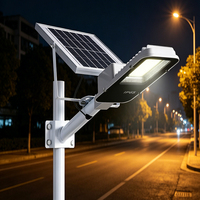 Lampu Jalan Tenaga Surya LED Tahan Air IP65 Daya Tinggi Harga Pabrik, Lampu Jalan Tenaga Surya Berbahan Aluminium untuk Taman dan Jalan