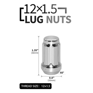 M12 * 1.25 thép bánh xe <span class=keywords><strong>Nuts</strong></span> M14 * 1.5 Chrome mạ khóa <span class=keywords><strong>Lug</strong></span> <span class=keywords><strong>Nuts</strong></span> OEM thép không gỉ Carbon bánh xe thép <span class=keywords><strong>Lug</strong></span> NUT - Product Image 2