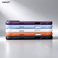 Coque rigide en PC translucide dépolie VAWI B562 avec support rotatif à 360° et aimant 2800Gs pour iPhone 17 18 Pro 17 18 Pro Max