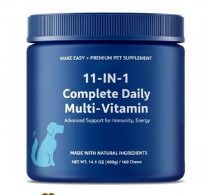 Compléments <span class=keywords><strong>multivitamin</strong></span>és et minéraux 11 en 1 sous forme de friandises molles pour chiens et chats - Formule de croissance saine pour toutes les générations - Product Image 1
