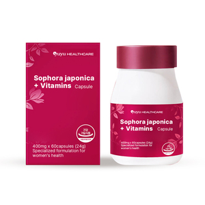 Cápsula de vitaminas Premium Sophora japonica + para mujeres, soporte para la menopausia, sofocos y equilibrio hormonal - Product Image 1