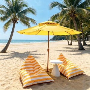 Housse de pouf imperméable 2026 (sans rembourrage) pour extérieur, canapé paresseux géant triangulaire, pouf de plage flottant pour <span class=keywords><strong>piscine</strong></span> - Product Image 4