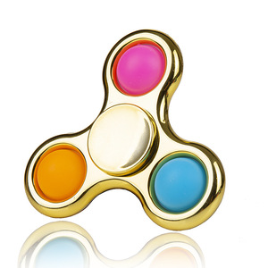Bán buôn Pop đơn giản Silicone Thần Tài <span class=keywords><strong>Spinner</strong></span> đẩy bong bóng cầu vồng bong bóng Thần Tài Spinners unisex đồ chơi cho ADHD lo lắng chàng trai cô gái - Product Image 4
