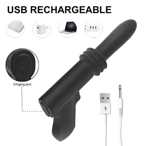 Productos Eróticos para Adultos, Ecológicos, 100% Impermeables, Dildo Telescópico Automático con Carga USB, Marca OEM para Mujeres - Product Image 6