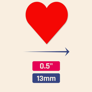 DAMAI Colored Heart Self-Adhesive <b>Reward</b> <b>Stickers</b>, Praise <b>Stickers</b> for Kindergarten & Primary School Students - Product Image 2