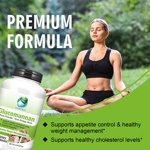 Suplemen Diet Bubuk Glucomannan Label Khusus OEM Mendukung Kesehatan Tingkat Kolesterol dan Mendukung Sistem Kekebalan Tubuh - Product Image 5