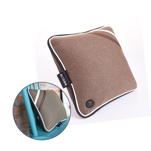 Almohada de masaje vibratorio automático recargable, cojín eléctrico inalámbrico con Cable USB para viajes - Product Image 4