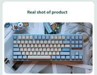 Teclado mecánico con teclas Dye Sub Pbt, Pcb intercambiable en caliente y por tecla Rgb