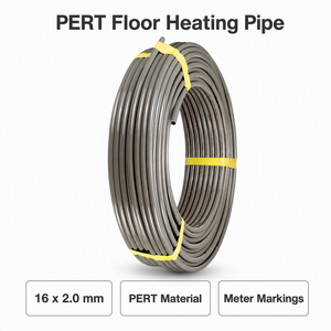 Tuyau de chauffage par le sol PERT 16x2,0 mm, 100 m par bobine, pour système de chauffage par le sol hydronique résidentiel et commercial - Product Image 1